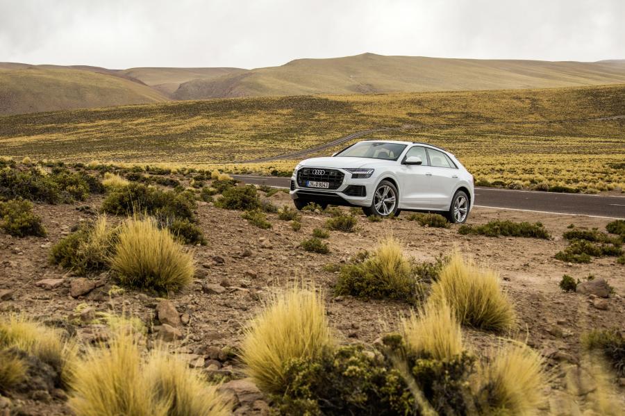  Audi Q8 55 TFSI Quattro 2018 года  (WW) (фото 2 из 42)